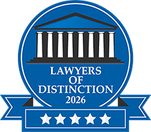 Lawyers of Distinction 2026, 5 Stars